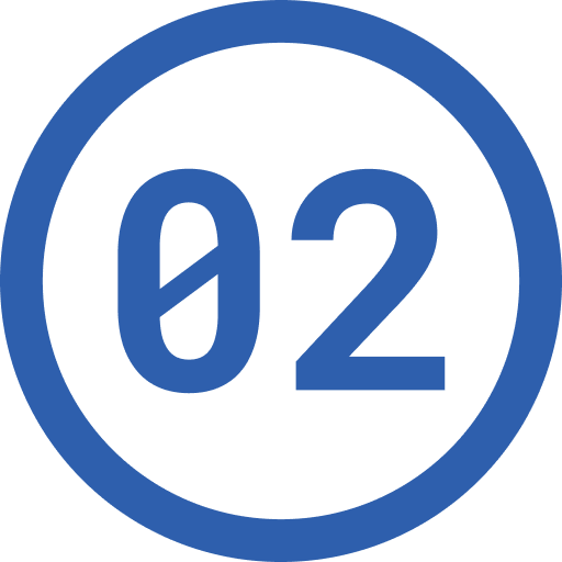 02 Blue Outline